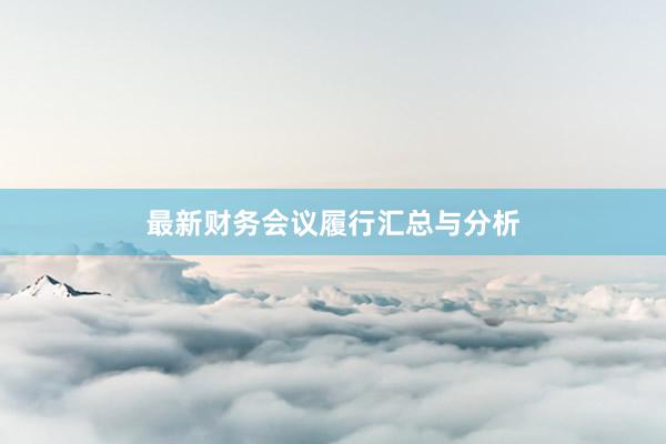 最新财务会议履行汇总与分析